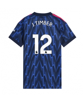 Billige Fotballdrakt Arsenal Jurrien Timber #12 Replika Bortedrakt Dame 2025-26 Kortermet Billige Fotballdrakt Arsenal Jurrien Timber #12 Replika Bortedrakt Dame 2025-26 Kortermet